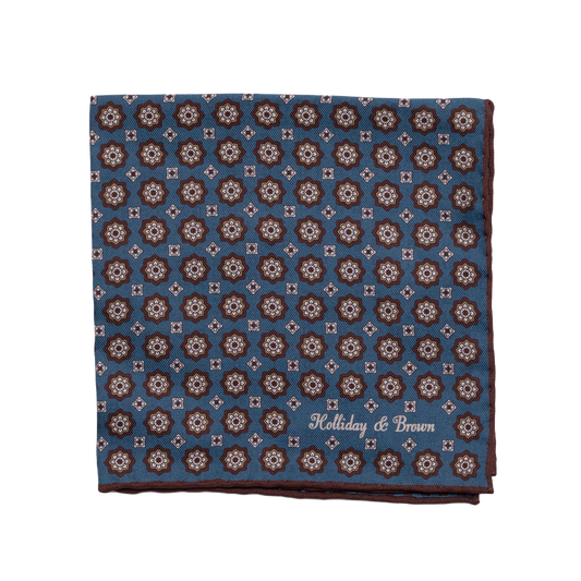 Holliday &amp; Brown | Silk Plain White Pocket Square UNI011