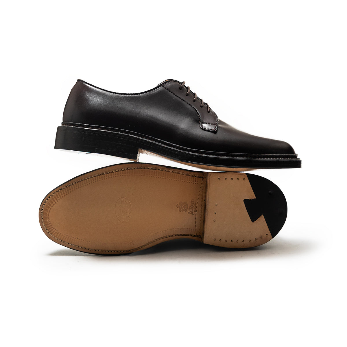 Alden | 990 Plain Toe Blucher Color 8 Shell Cordovan