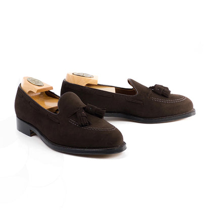 Alden | 666 Tassel Loafer Mocha Kid Suede