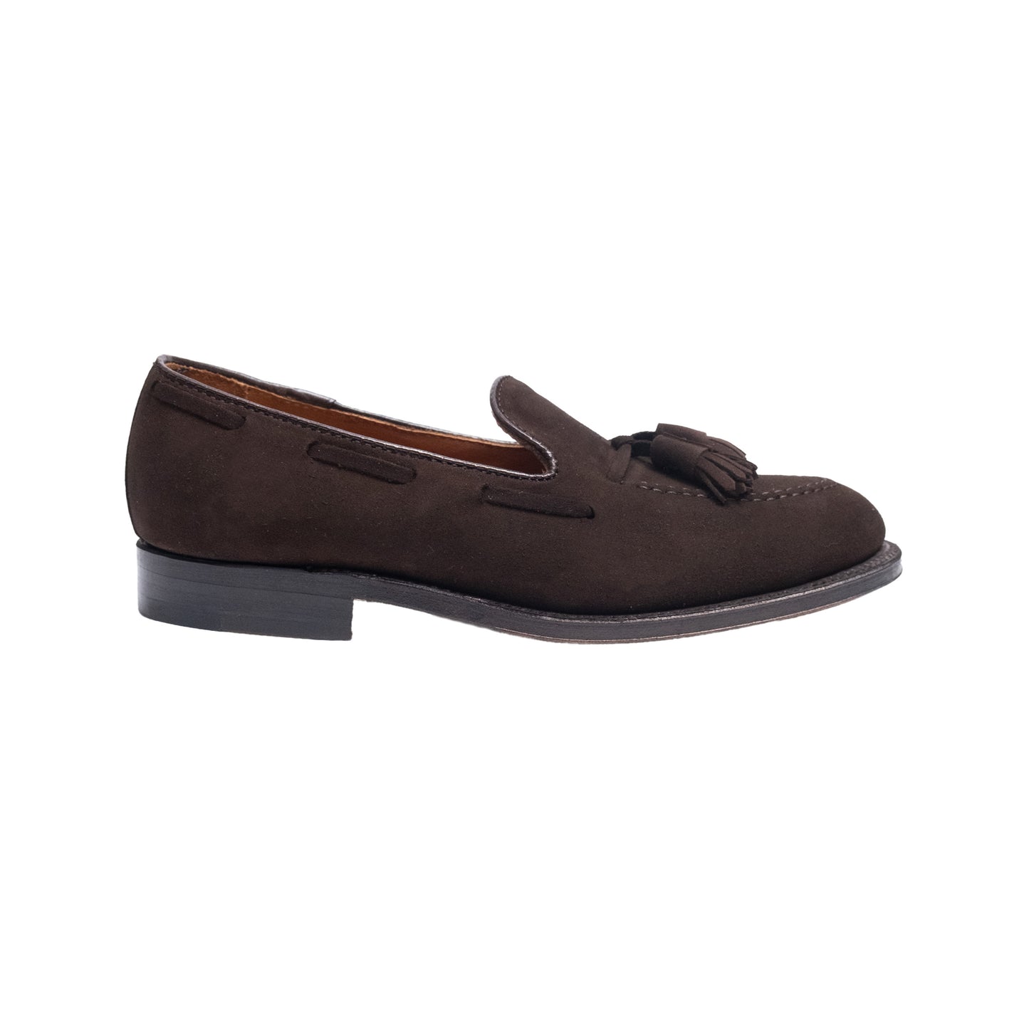 Alden | 666 Tassel Loafer Mocha Kid Suede