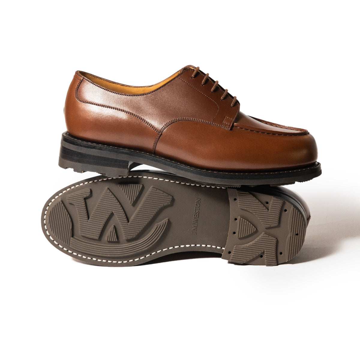 J.M.Weston | Golf Derby Tan Box Calf