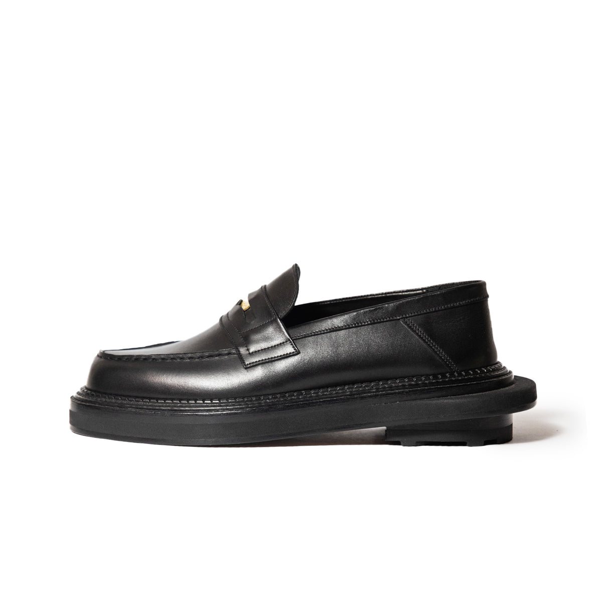 J.M.Weston | Sacai Mule Loafer Black Soft Calf