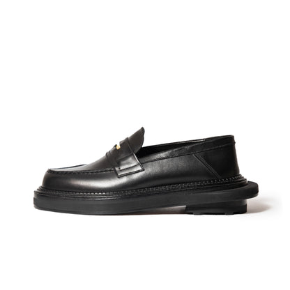 J.M.Weston | Sacai Mule Loafer Black Soft Calf