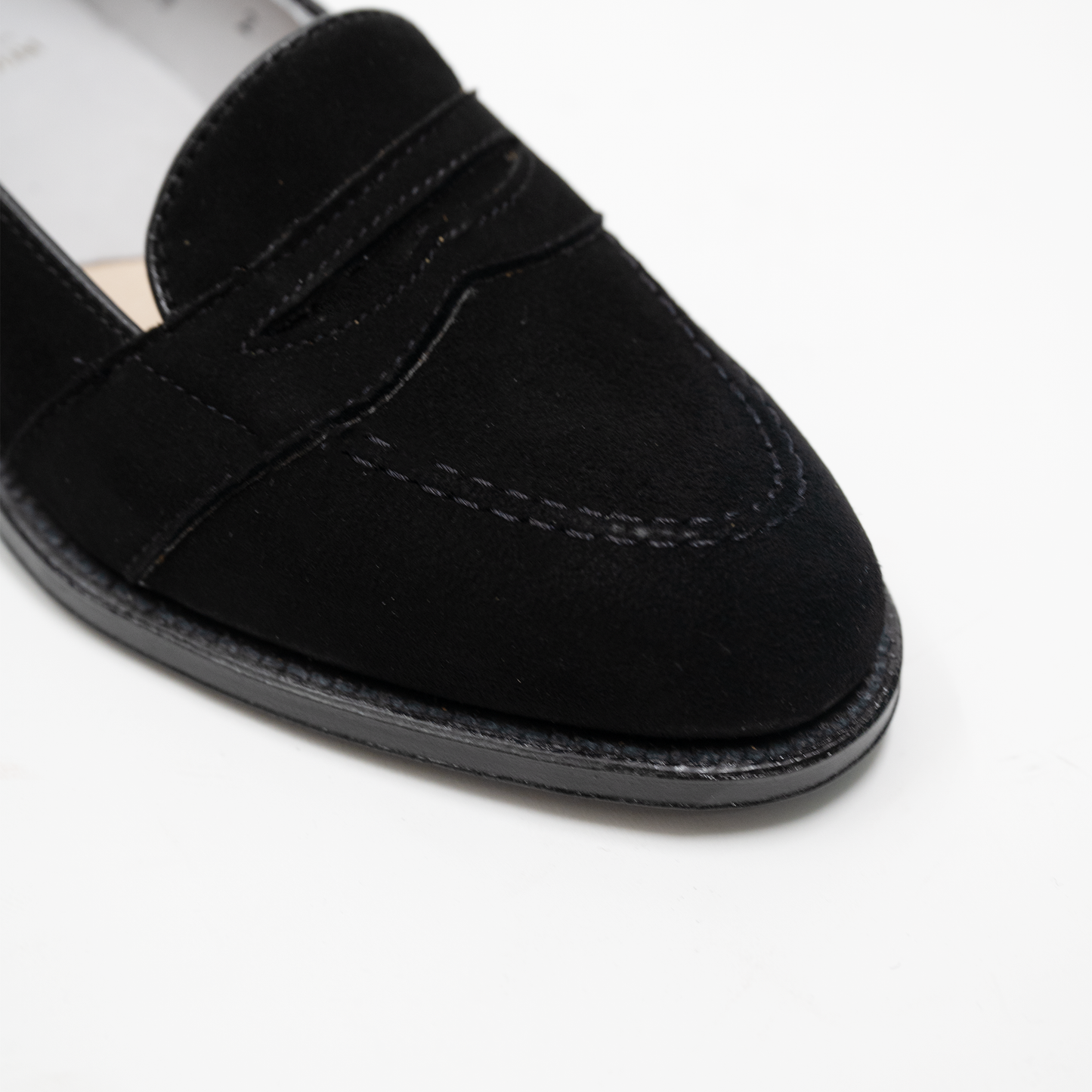 Alden | 6839 Full Strap Penny Loafer Black Suede