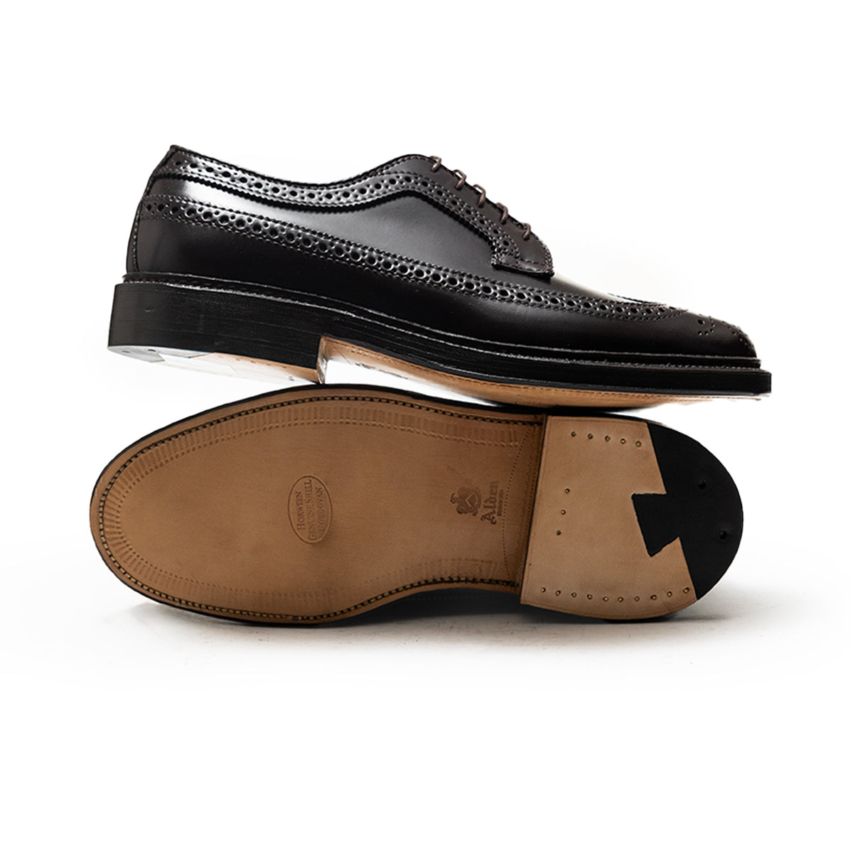 Alden | 975 Long Wing Blucher Color 8 Shell Cordovan