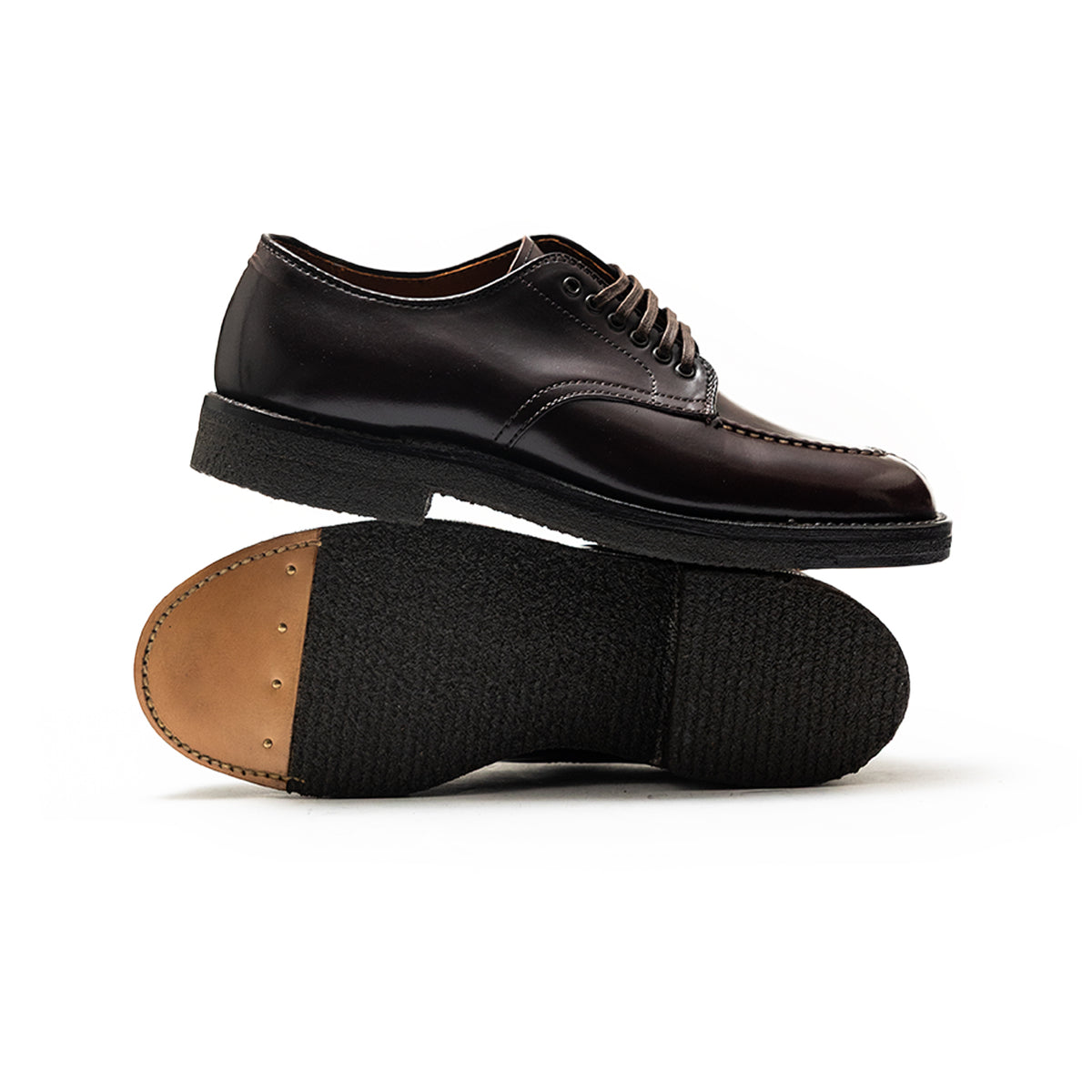 Alden | A1605 OAK ROOM Limited Split Toe Blucher Color 8 Shell Cordovan