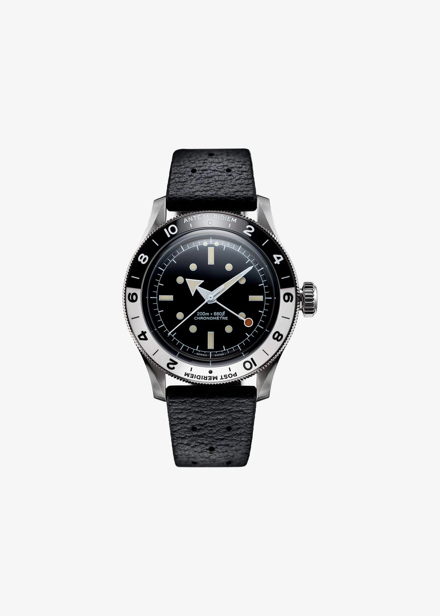 Serica | Ref. 8315-1 GMT Travel Chronometer Enamel Black
