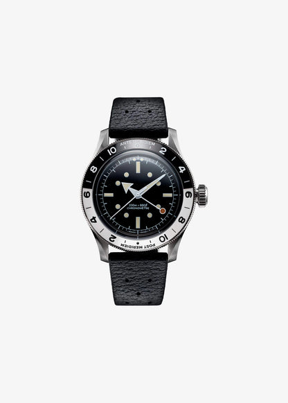 Serica | Ref. 8315-1 GMT Travel Chronometer Enamel Black