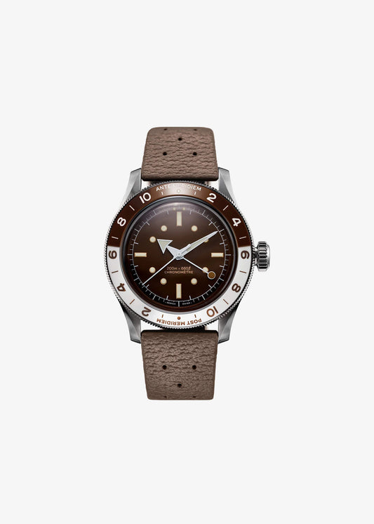 Serica | Ref. 8315-2 GMT Travel Chronometer Desert Red