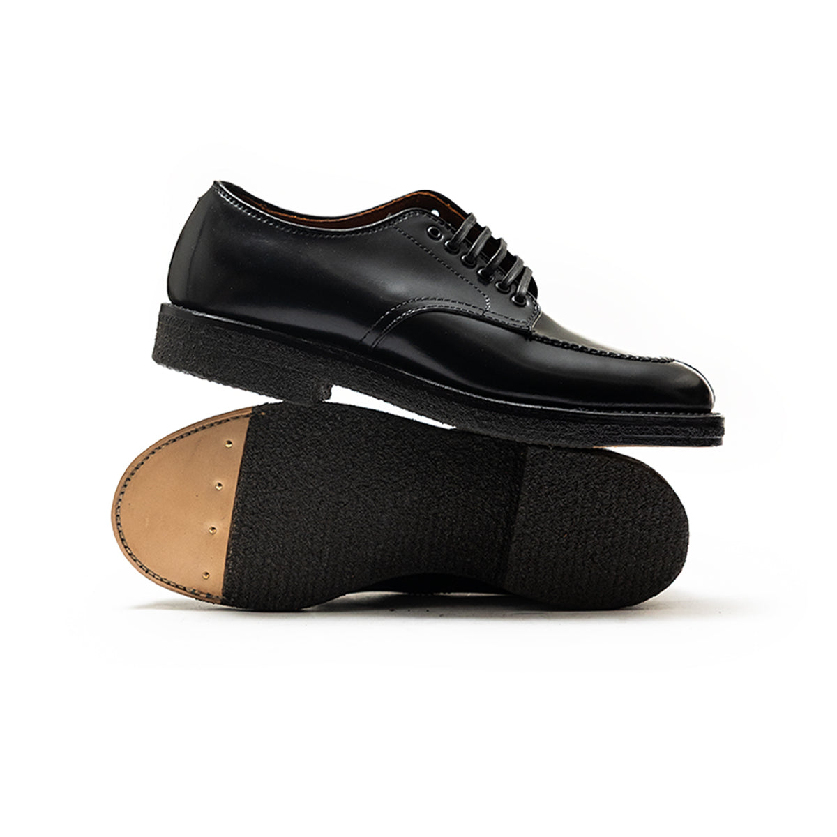 Alden | A1604 OAK ROOM Limited Split Toe Blucher Black Shell Cordovan