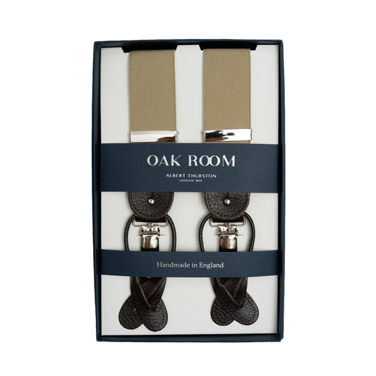 Albert Thurston | Plain Beige Braces