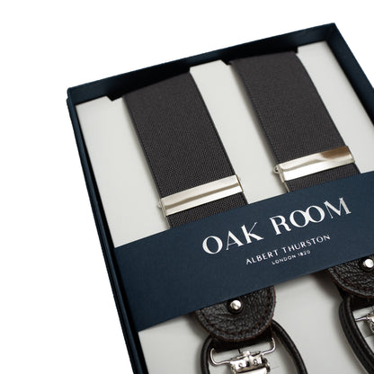 Albert Thurston | Plain Dark Grey Braces