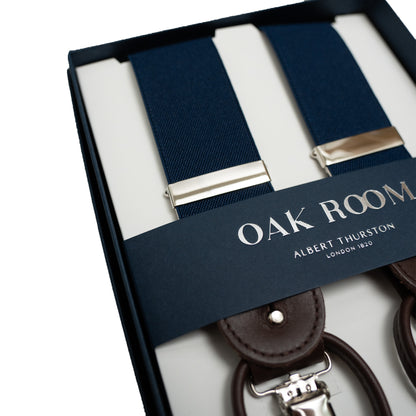 Albert Thurston | Plain Navy Braces