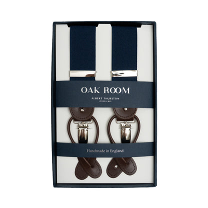 Albert Thurston | Plain Navy Braces