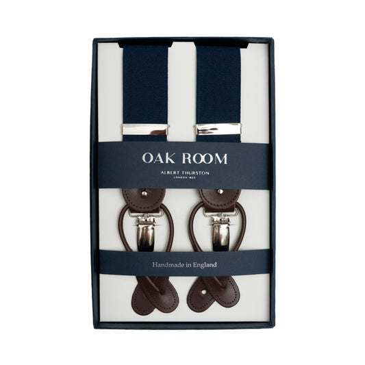 Albert Thurston | Plain Navy Braces