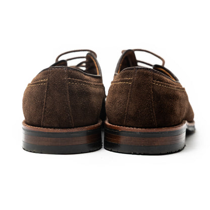 Alden | 731L Unlined Mocc Toe Blucher Dark Brown Suede