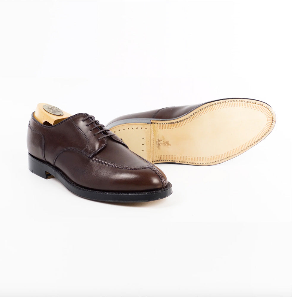 Alden | 968 Norwegian Front Blucher Dark Brown Calf