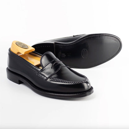 Alden | 987 LHS Penny Loafer Black Shell Cordovan