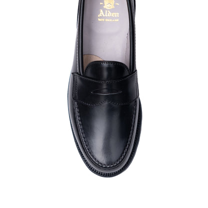 Alden | 987 LHS Penny Loafer Black Shell Cordovan