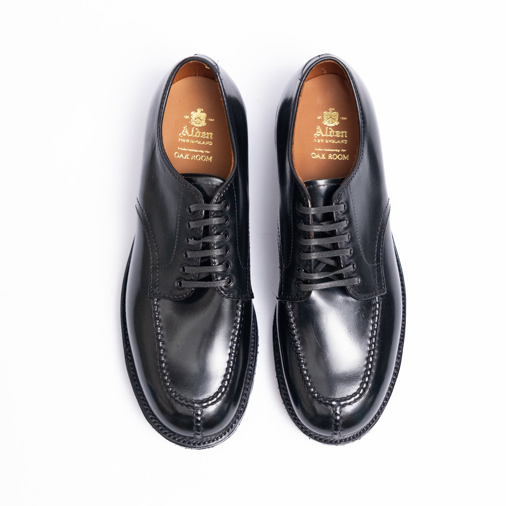 Alden | A1604 OAK ROOM Limited Split Toe Blucher Black Shell Cordovan