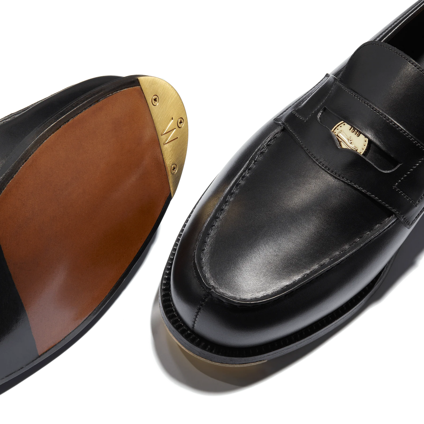 J.M.Weston | 180 Loafer Black Box Calf Anniversary Edition