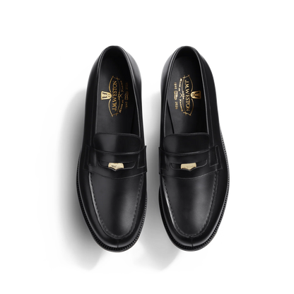 J.M.Weston | 180 Loafer Black Box Calf Anniversary Edition
