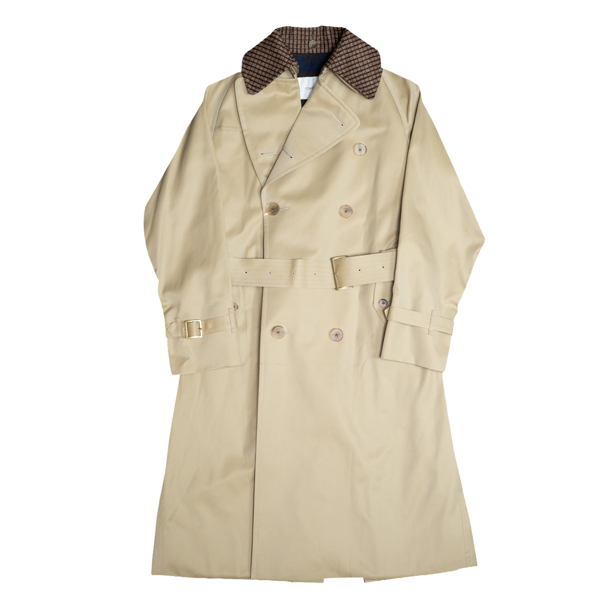 Coherence | AL II Gabardine Trench Coat Beige