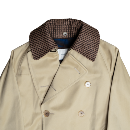 Coherence | AL II Gabardine Trench Coat Beige
