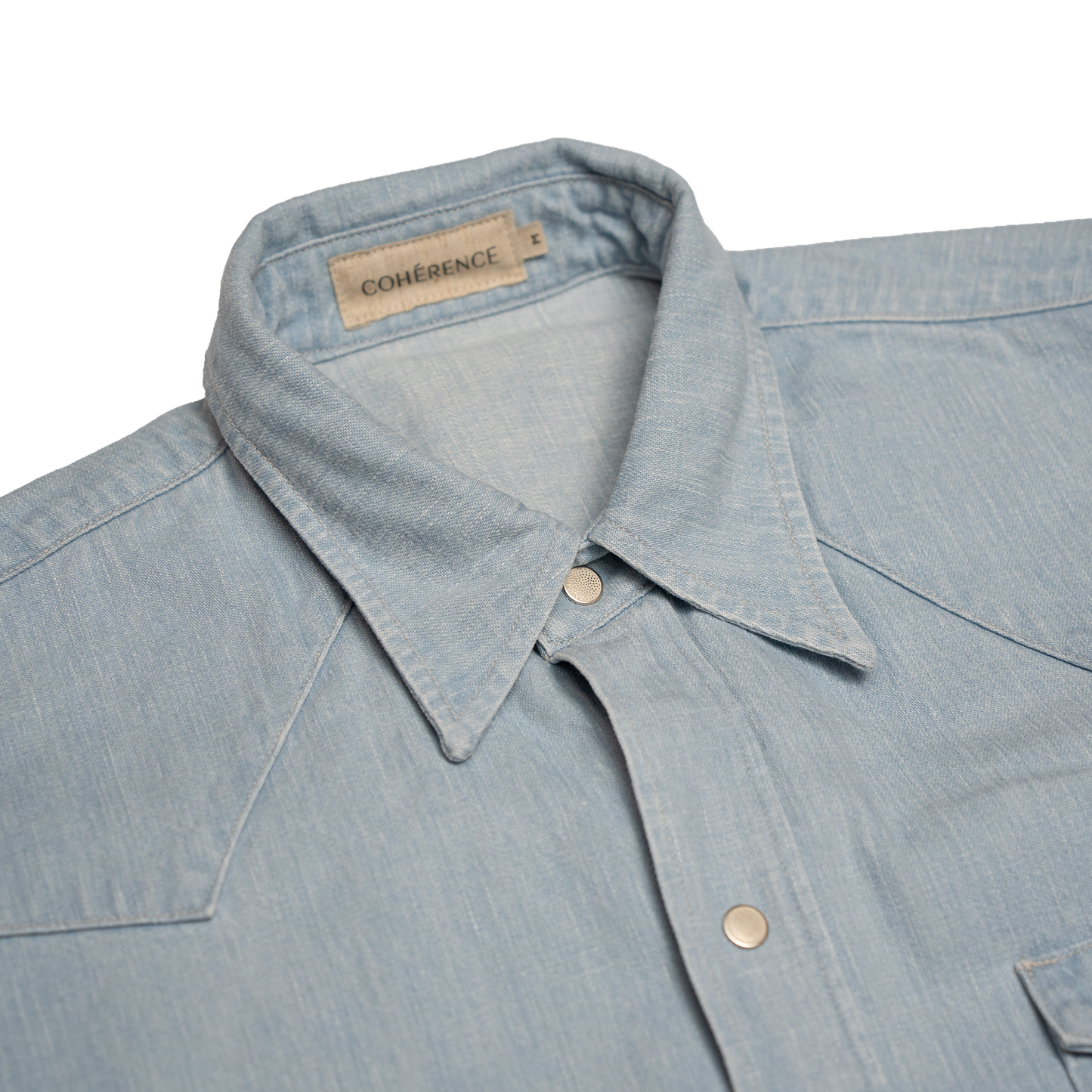Coherence | Abiquiu Western Shirt Logger Selvedge Denim Indigo