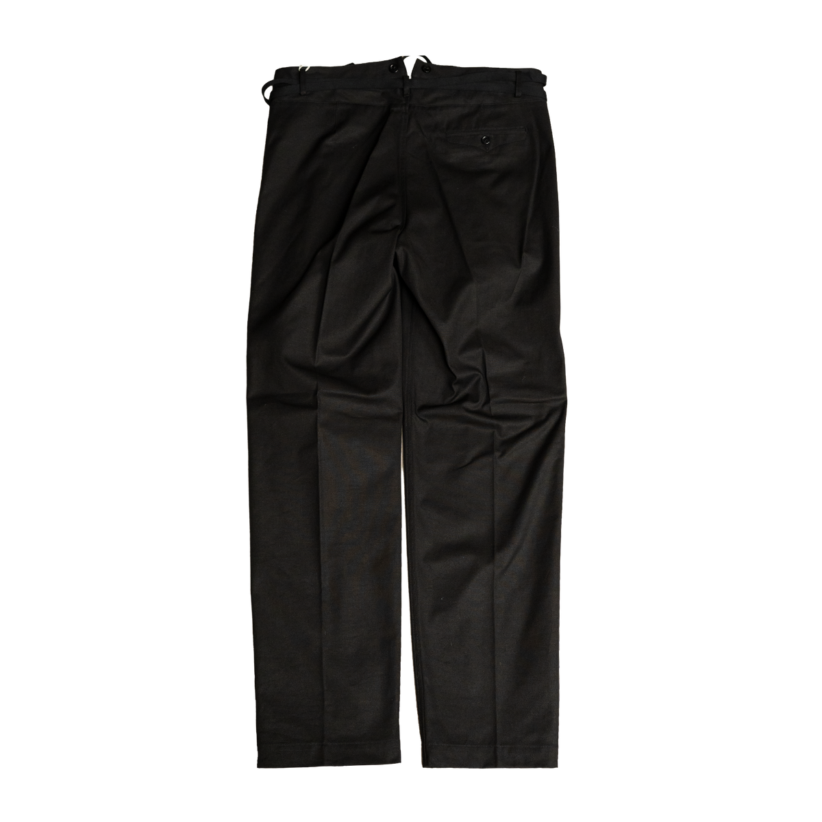 Coherence | Alain Selvedge Yacht Canvas Trousers Black