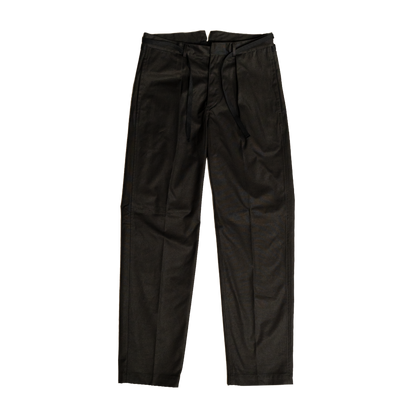 Coherence | Alain Selvedge Yacht Canvas Trousers Black