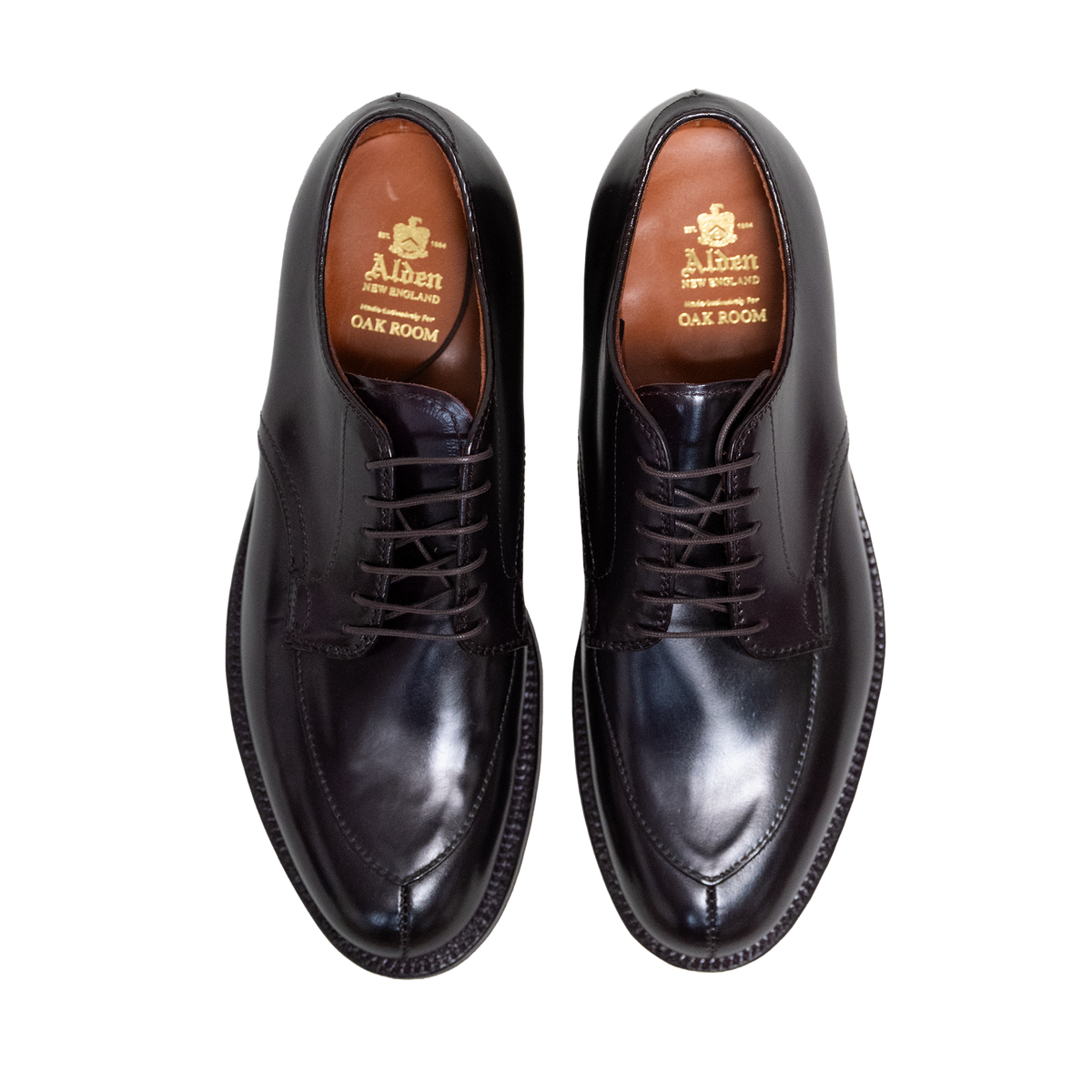 Alden | D6616 OAK ROOM Limited V-tip Blucher Color 8 Cordovan