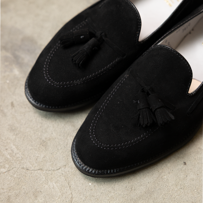 Alden | 3610 Tassel Loafer Black Suede