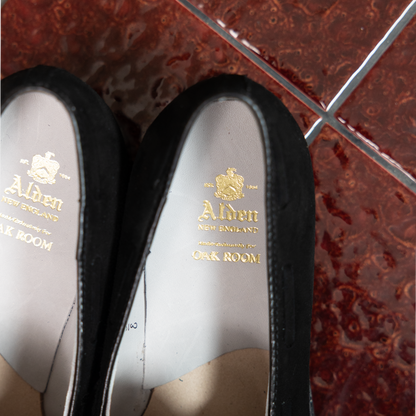 Alden | 3610 Tassel Loafer Black Suede