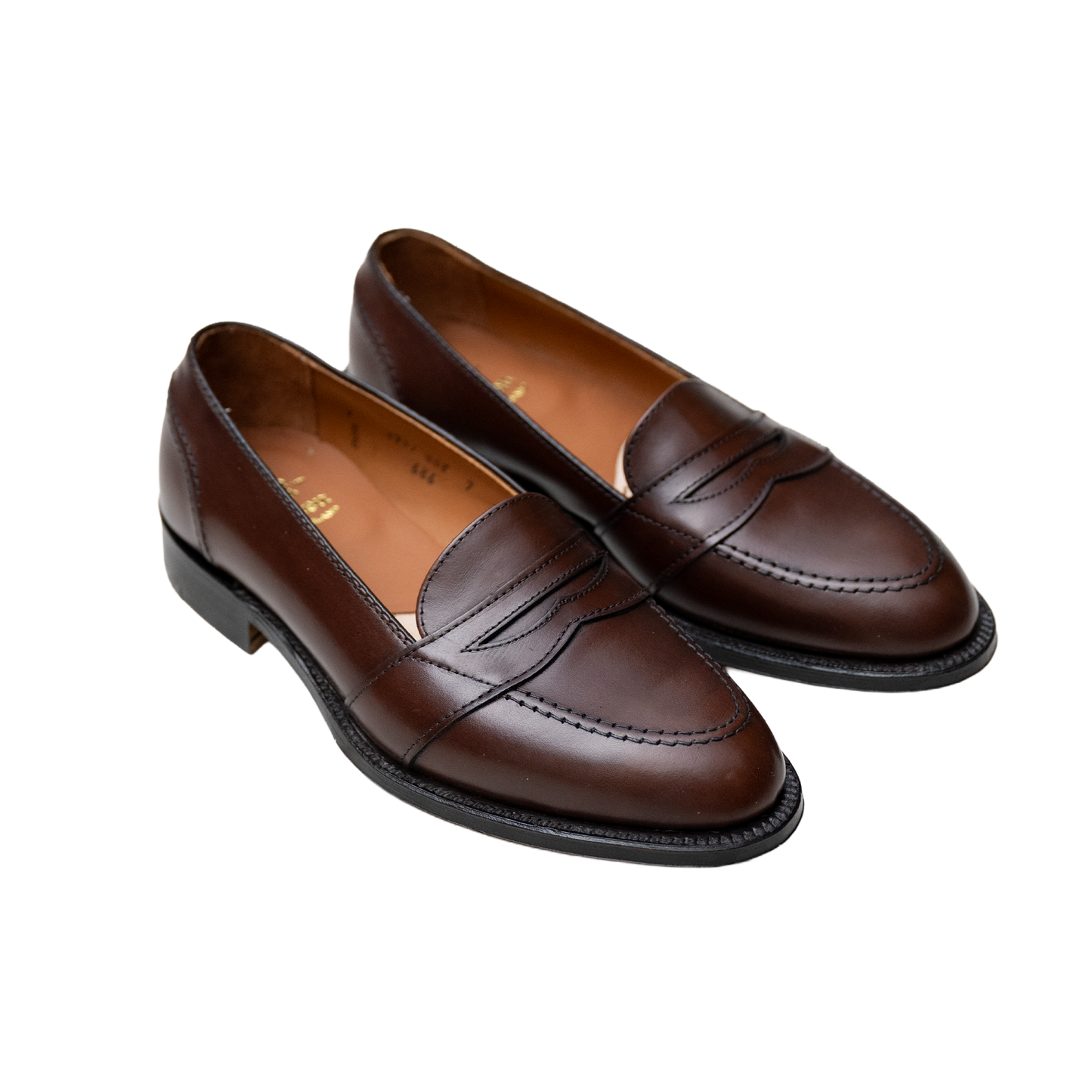Alden | 686 Full Strap Penny Loafer Dark Brown Calf