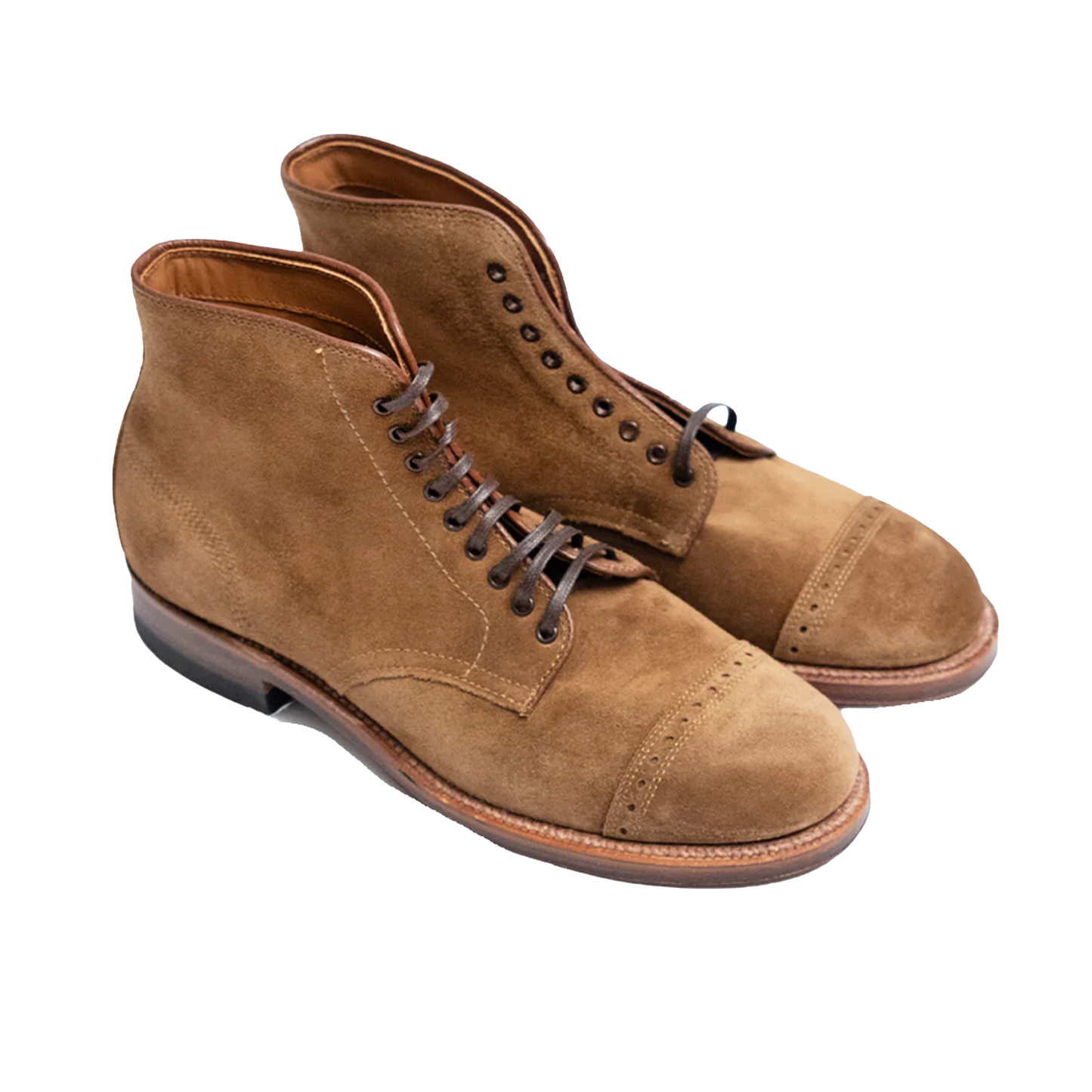 Alden | A0814 OAK ROOM Limited Cap Toe Boots Snuff Suede