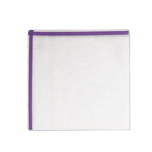 Simonnot Godard | Amalfi Purple Pocket Square