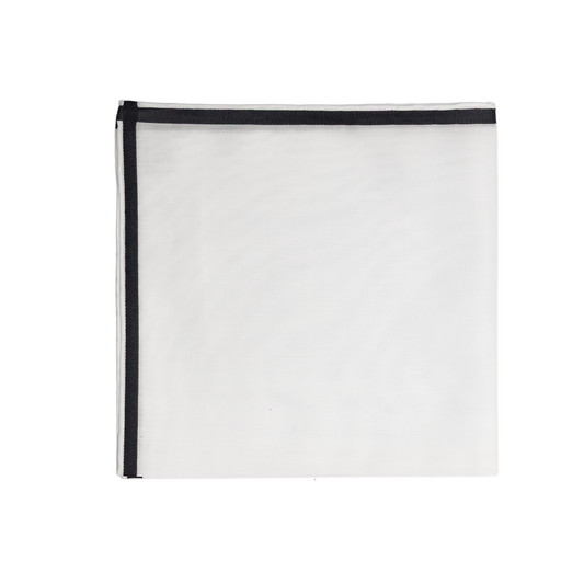 Simonnot Godard | Amalfi Black Pocket Square