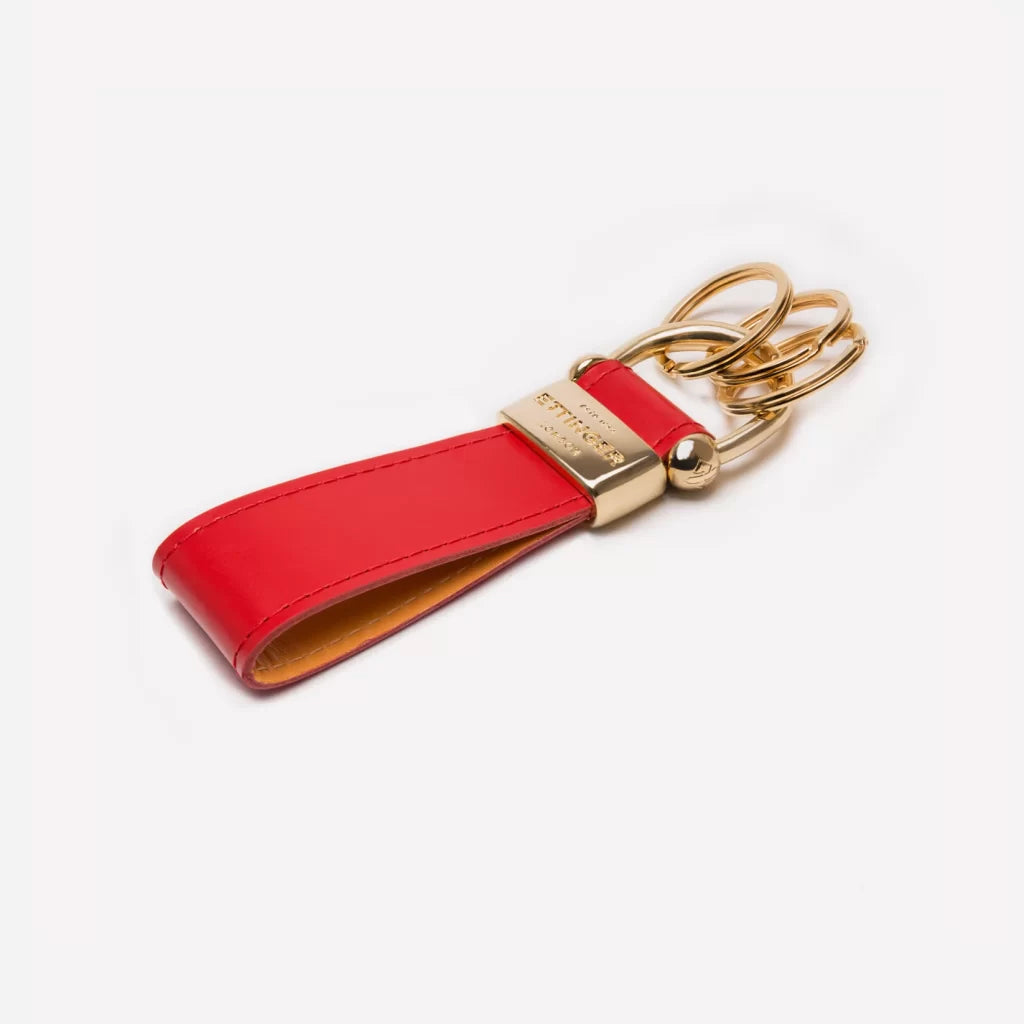 Ettinger | Bridle Stirrup Key Ring Red