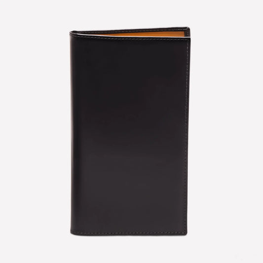 Ettinger | Bridle Hide Long Wallet W/Zip Pocket Black/London Tan