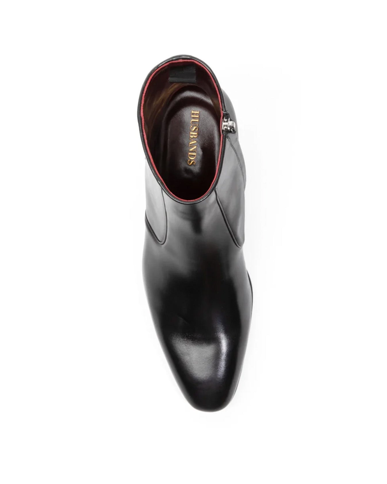 Husbands Paris | Zip Boots In Black Box Calf