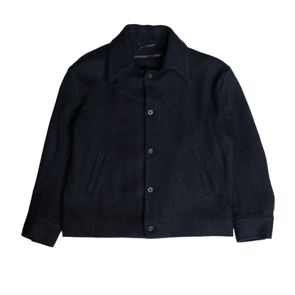 Harry Mundy | Blouson Jacket Donegal Tweed Navy