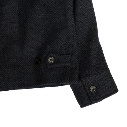 Harry Mundy | Blouson Jacket Donegal Tweed Navy