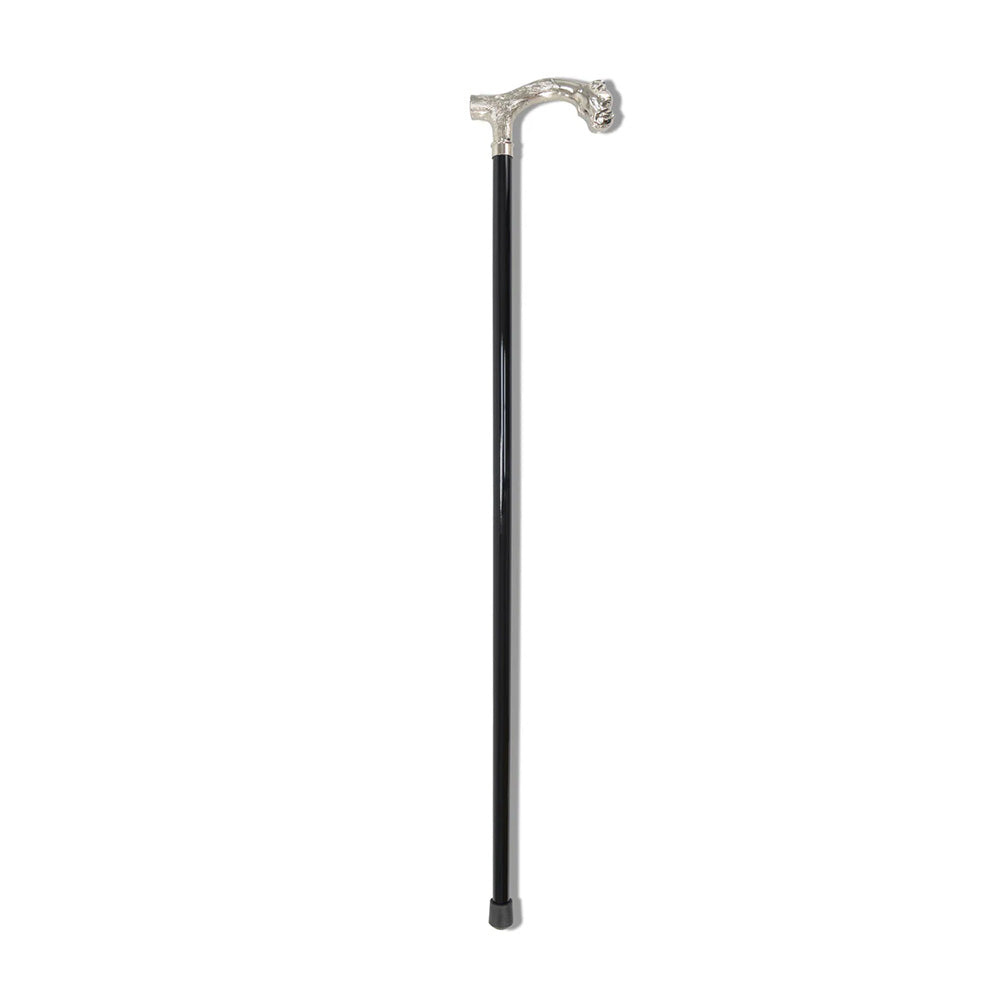 Fox Umbrella | Nickel Bulldog Head Stick