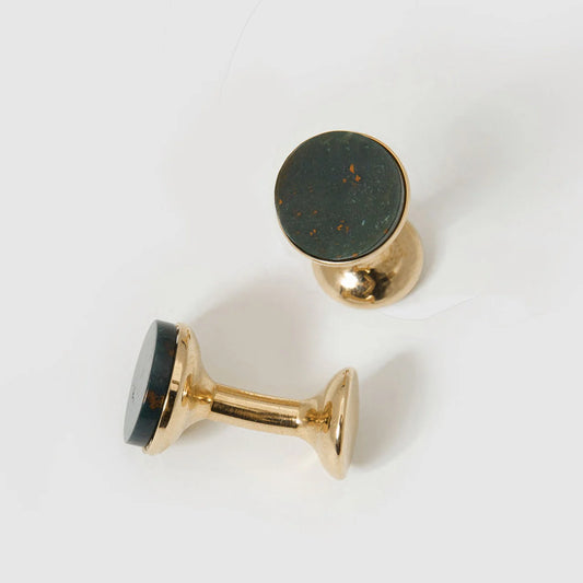 Codis Maya |  Bloodstone Bow Cufflinks