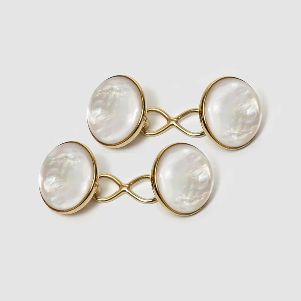 Codis Maya | Mother of Pearl Capsule Cufflinks