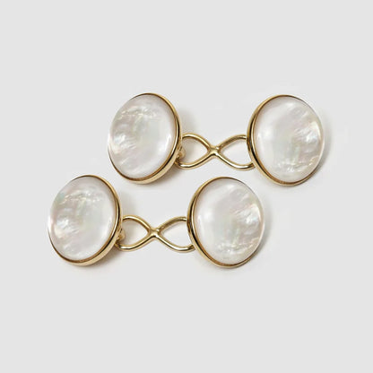 Codis Maya | Mother of Pearl Capsule Cufflinks