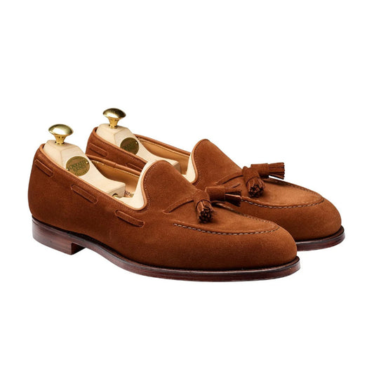 Crockett & Jones | Cavendish Tassel Loafer Polo Calf Suede