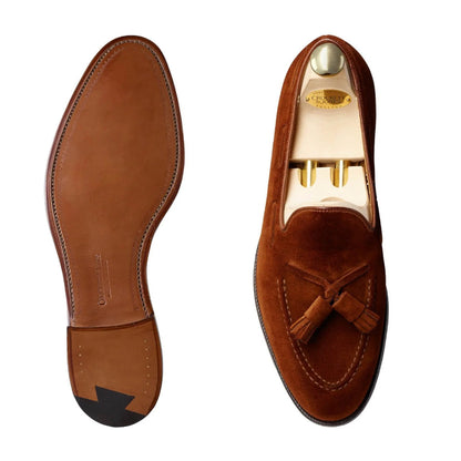 Crockett & Jones | Cavendish Tassel Loafer Polo Calf Suede