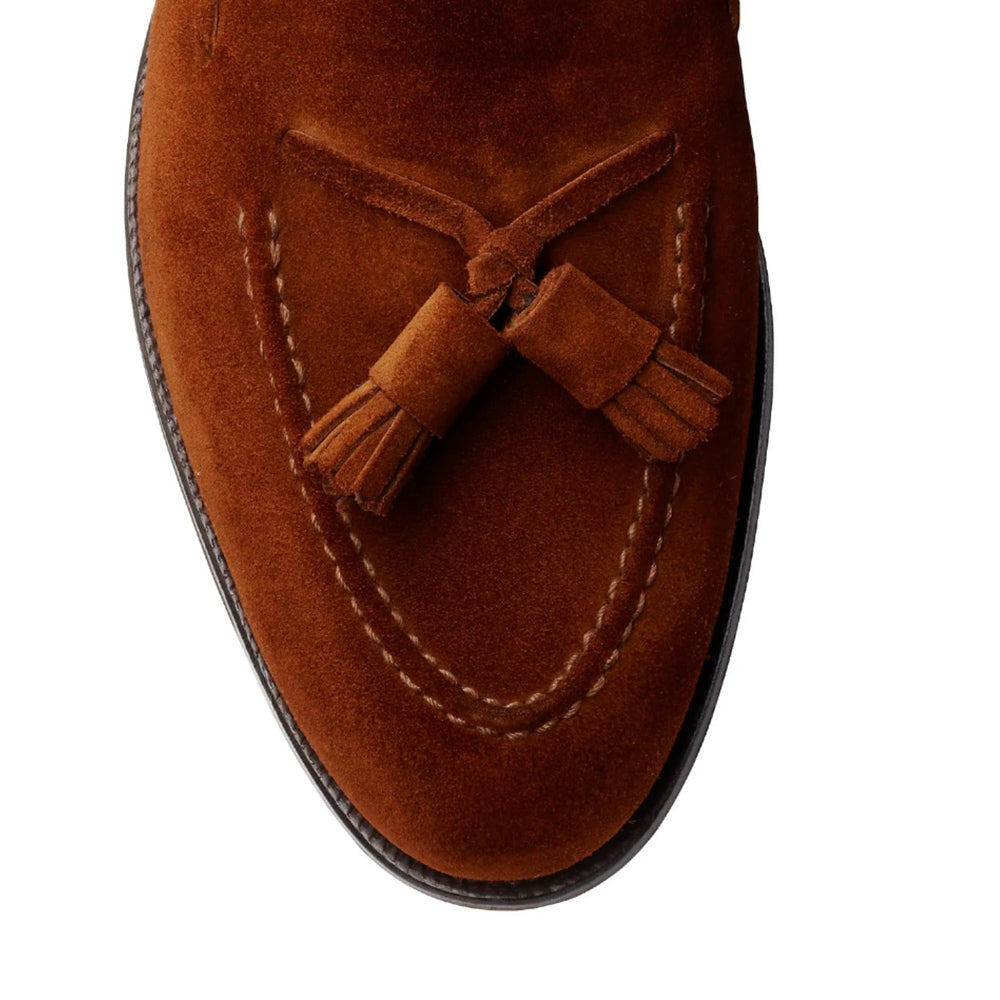 Crockett & Jones | Cavendish Tassel Loafer Polo Calf Suede